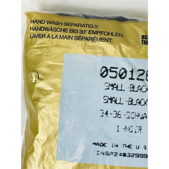 Silkies Opaque Black Pantyhose Small Nylon Blend Soft Silky Support - Picture 5 of 7